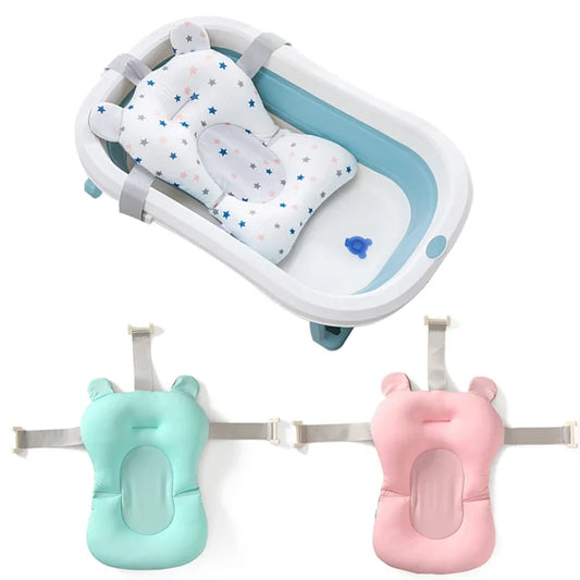 Anti-Slip Baby Bathtub Pillow for luxurious soaking.